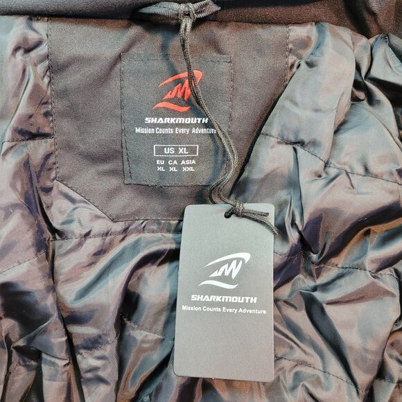 Women's Waterproof, Sky Jacket Windproof Hooded Raincoat For Winter Black X-Larg - Picture 6 of 15